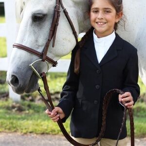 Tuff Rider Child’s English Starter Dark Navy Equestrian Show Coat 8
